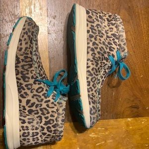 Ariat leopard print booties